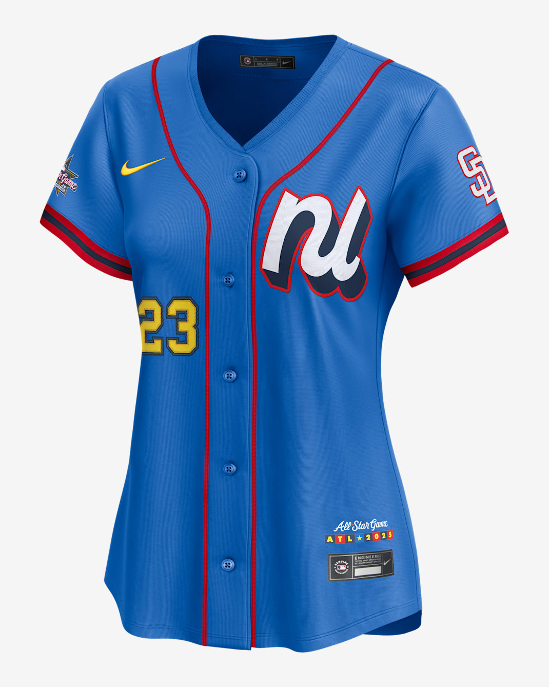 Fernando Tatis Jr. National League 2025 All-Star Game Women’s Nike Dri-FIT MLB Limited Jersey - Blue