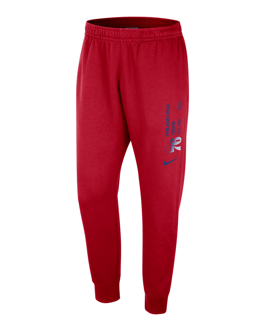 Philadelphia 76ers Club Courtside Men's Nike NBA Joggers - University Red