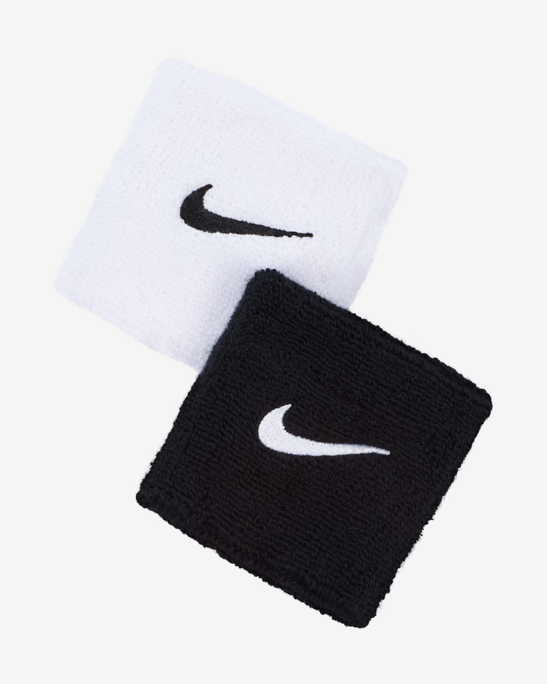 나이키 스우시 클래식 리스트밴드(2팩) - 블랙/화이트/블랙