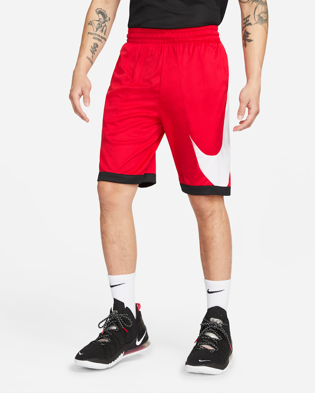 Nike Dri-FIT Men's Basketball Shorts - University Red/Black/White