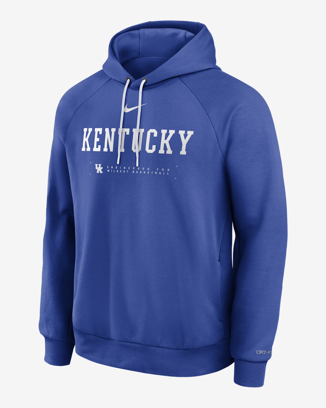 Kentucky Courtside Basketball Practice Men's Nike Dri-FIT Pullover Hoodie - Royal