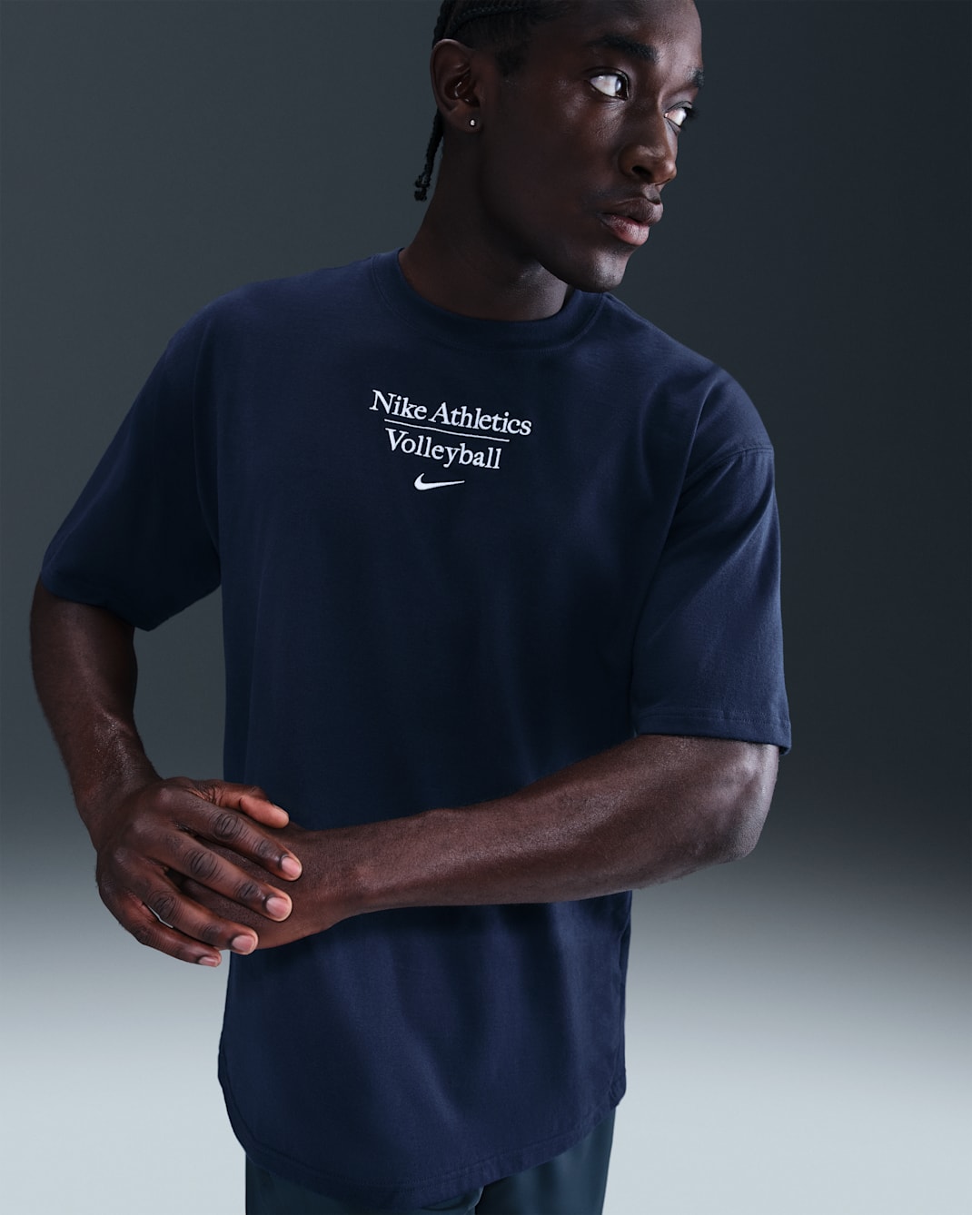 Playera Max90 para hombre Nike Volleyball - Azul marino universitario