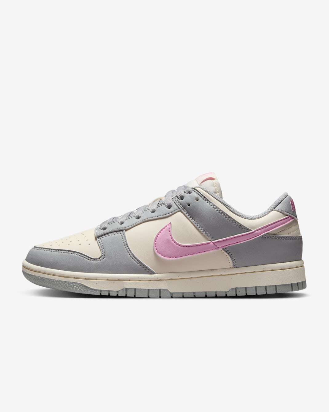 Nike Dunk Low Next Nature Women's Shoes - Light Smoke Grey/Pale Ivory/Pink Rise