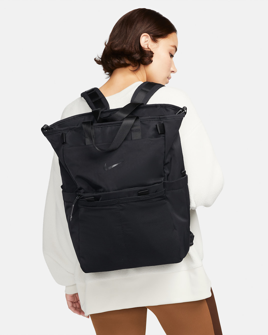 Nike (M) Convertible Diaper Bag (Maternity) (25L) - Black/Black/Black
