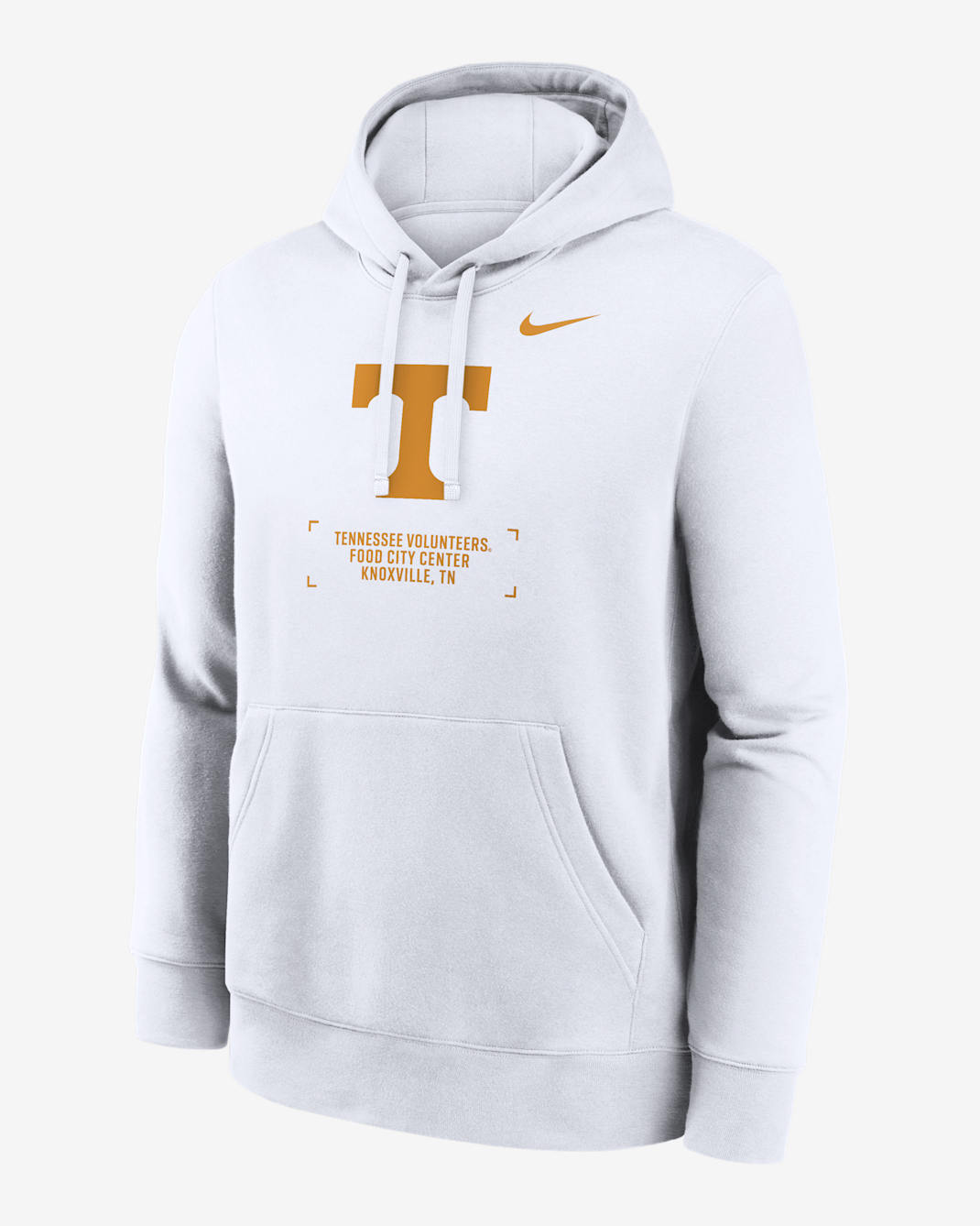 Tennessee Club Basketball 2-Hit Men's Nike College Pullover Hoodie - White