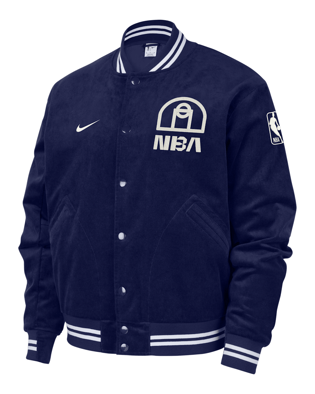 Team 31 Trend Men's Nike NBA Bomber Jacket - Blue Void/Blue Void/White