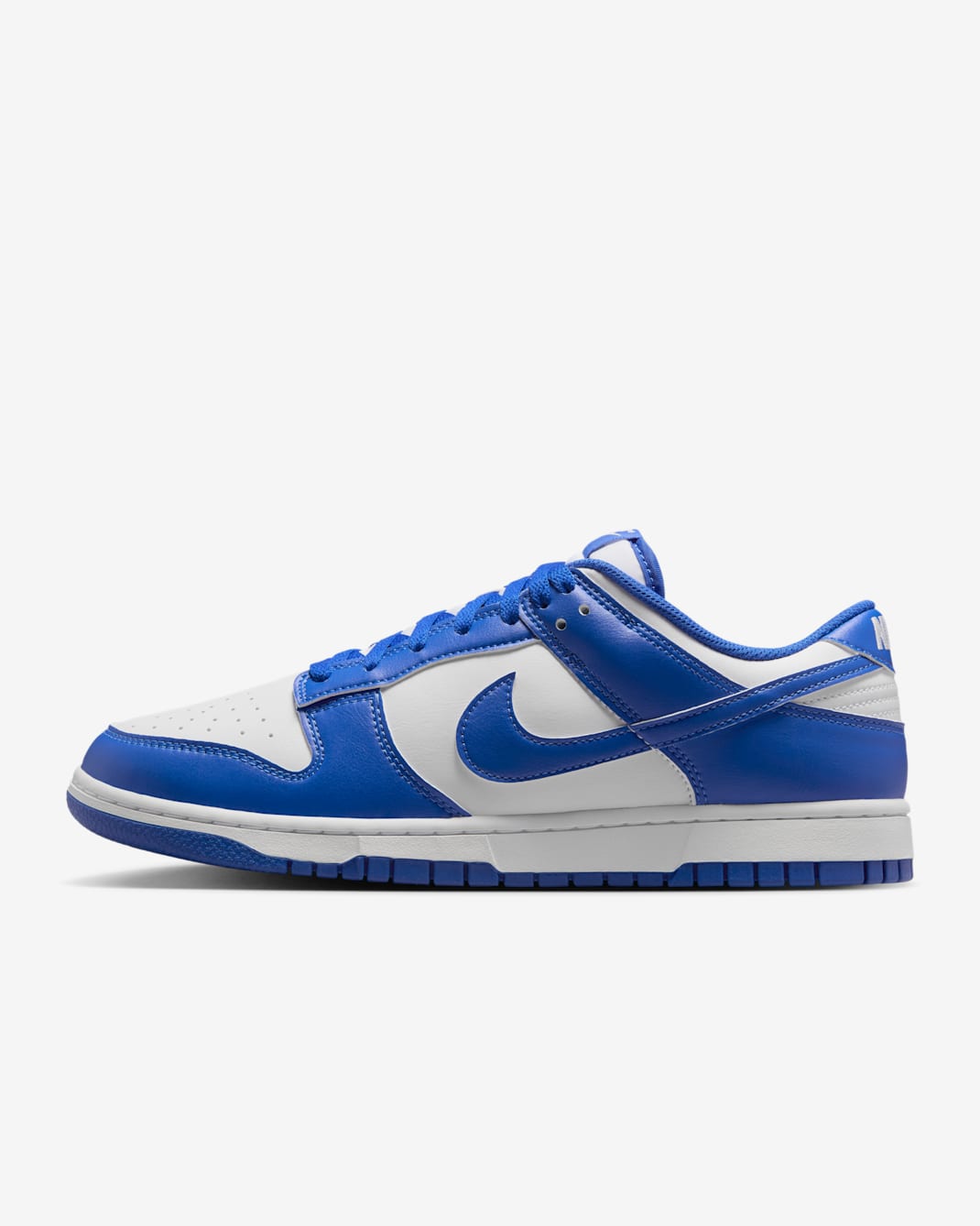 Nike Dunk Low Retro Men's Shoes - White/Hyper Royal