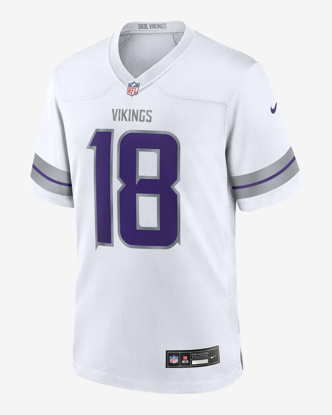 Justin Jefferson Minnesota Vikings Men's Nike NFL Game Jersey - White