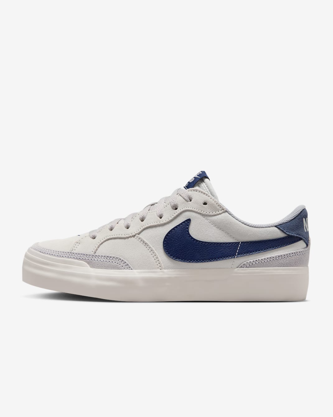 Tenis de skateboarding para mujer Nike SB Zoom Pogo Plus - Polvo fotón/Gris lobo/Hueso claro/Azul marino medianoche