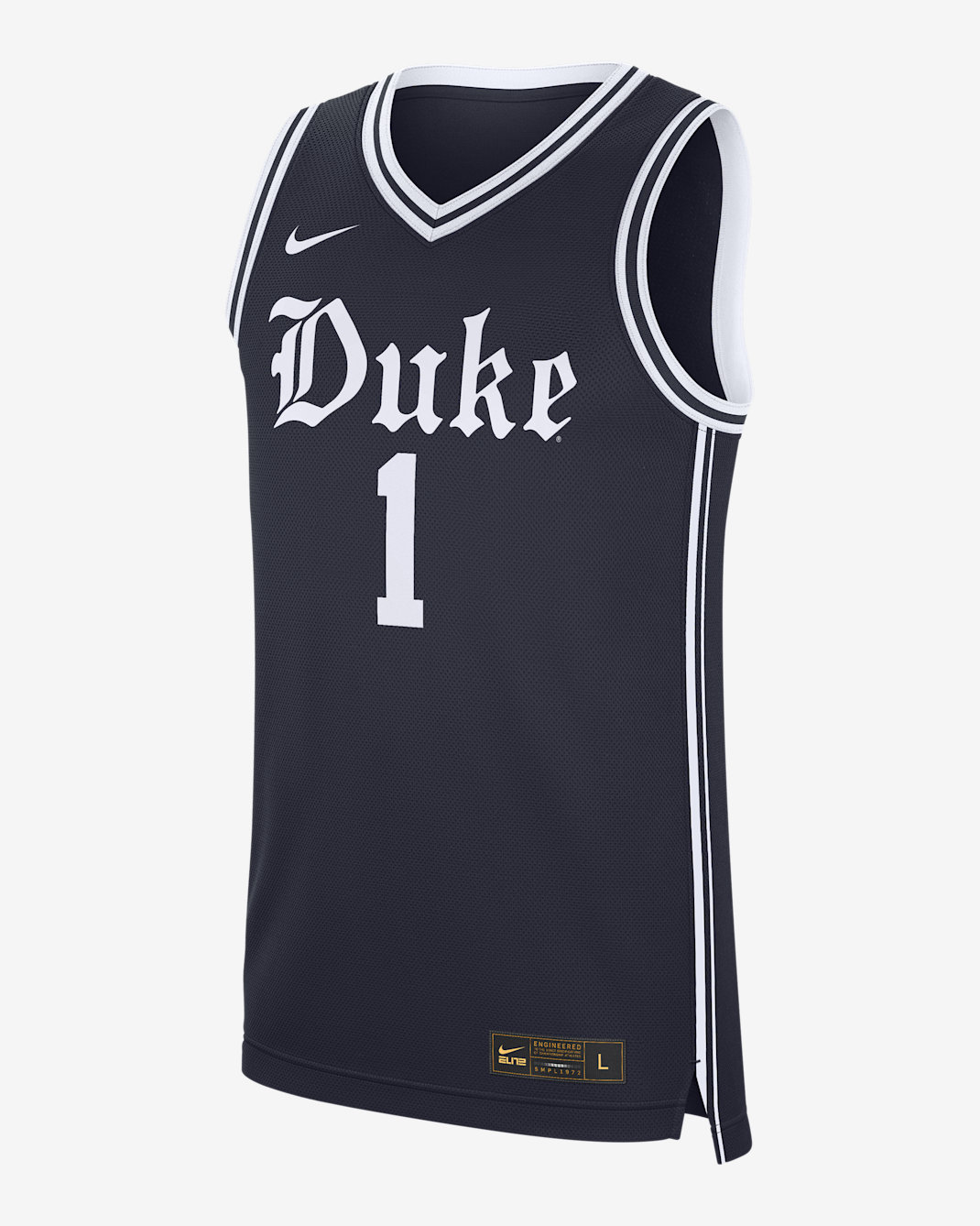 Duke Replica Men's Nike College Basketball Jersey - Grey