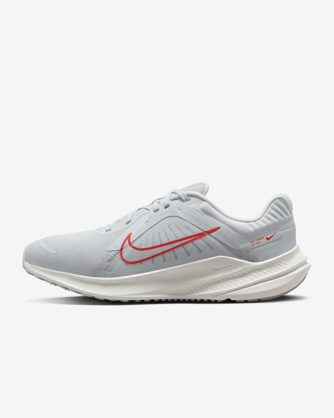 Nike Quest 5 Women's Road Running Shoes - Pure Platinum/Wolf Grey/Summit White/Light Crimson