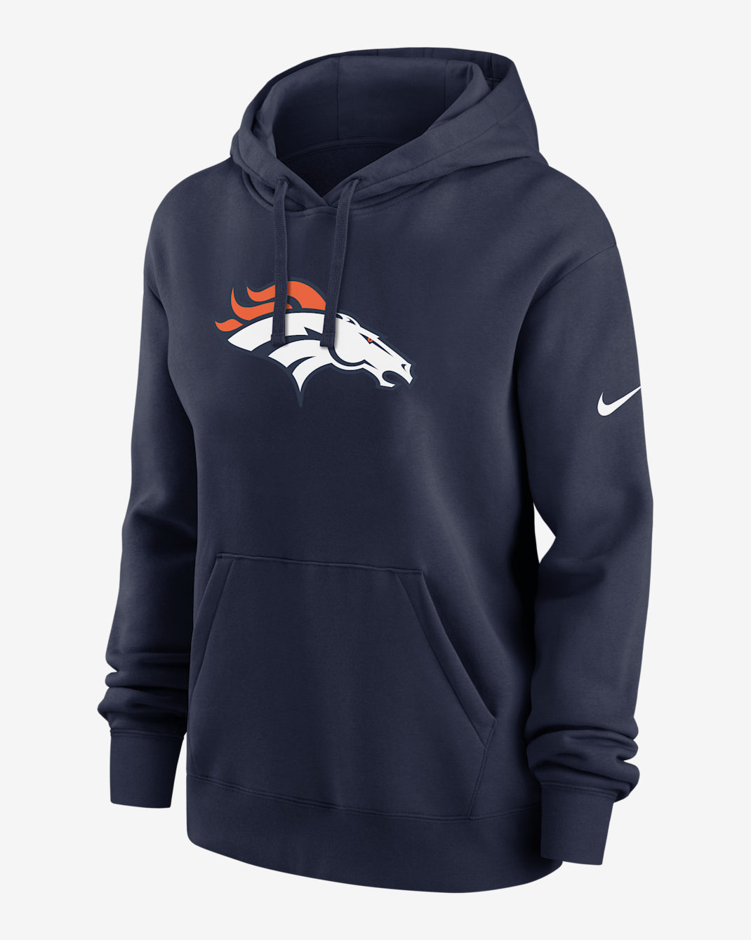 Denver Broncos Club Women's Nike NFL Pullover Hoodie - Navy