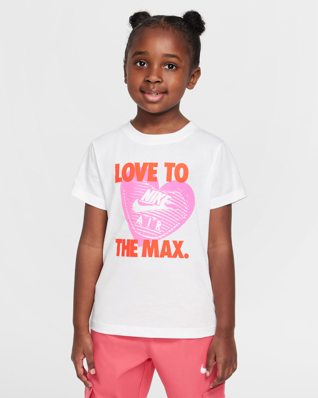 Nike Lover to the Max Grafik-T-Shirt (jüngere Kinder) - Weiß
