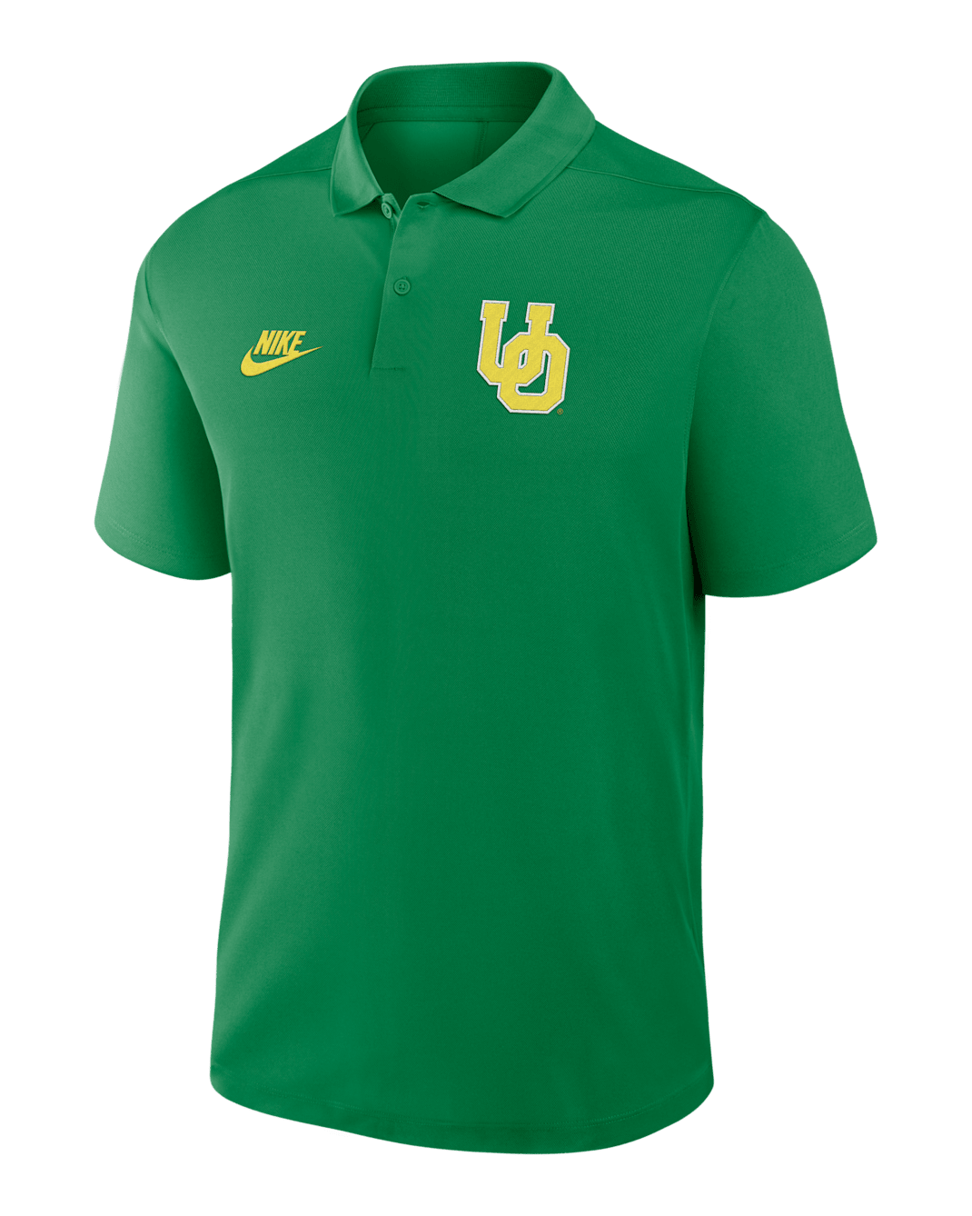 Oregon Primetime Victory Legacy Vault Logo Men's Nike Dri-FIT College Polo - Apple Green