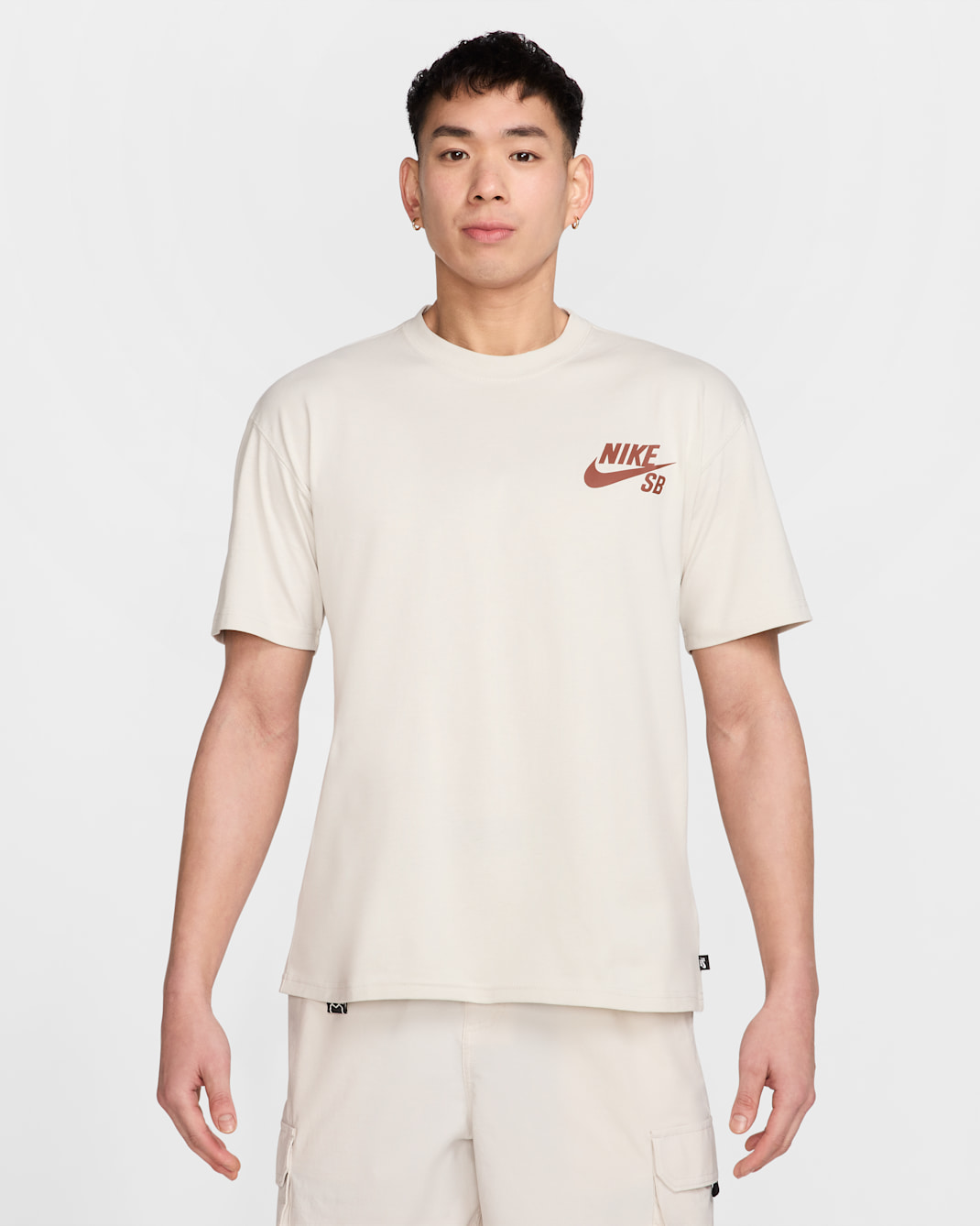 Nike SB Logo Skate T-Shirt - Light Bone