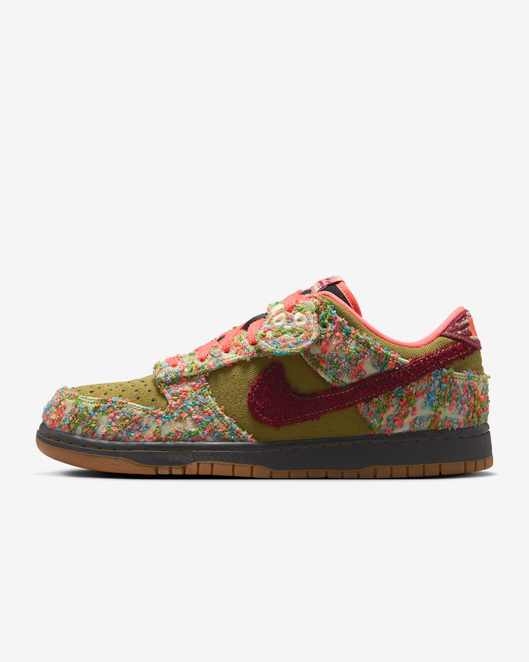 รองเท้า Nike Dunk Low Retro - Green Curry/Luminous Green/Bright Mango/Burnt Red
