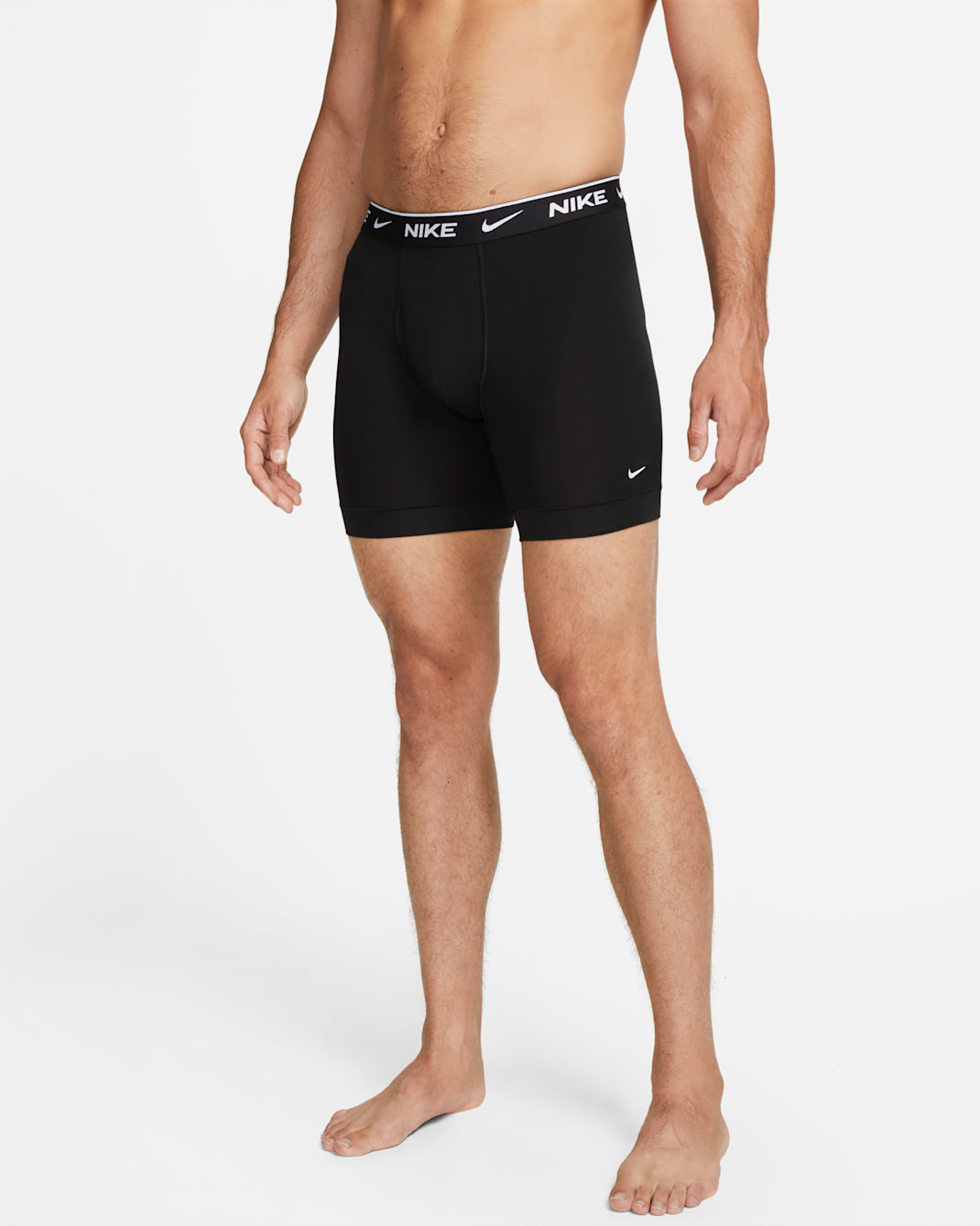 Nike Dri-FIT Essential Cotton Stretch Men's Boxer Briefs (3-Pack) - Black