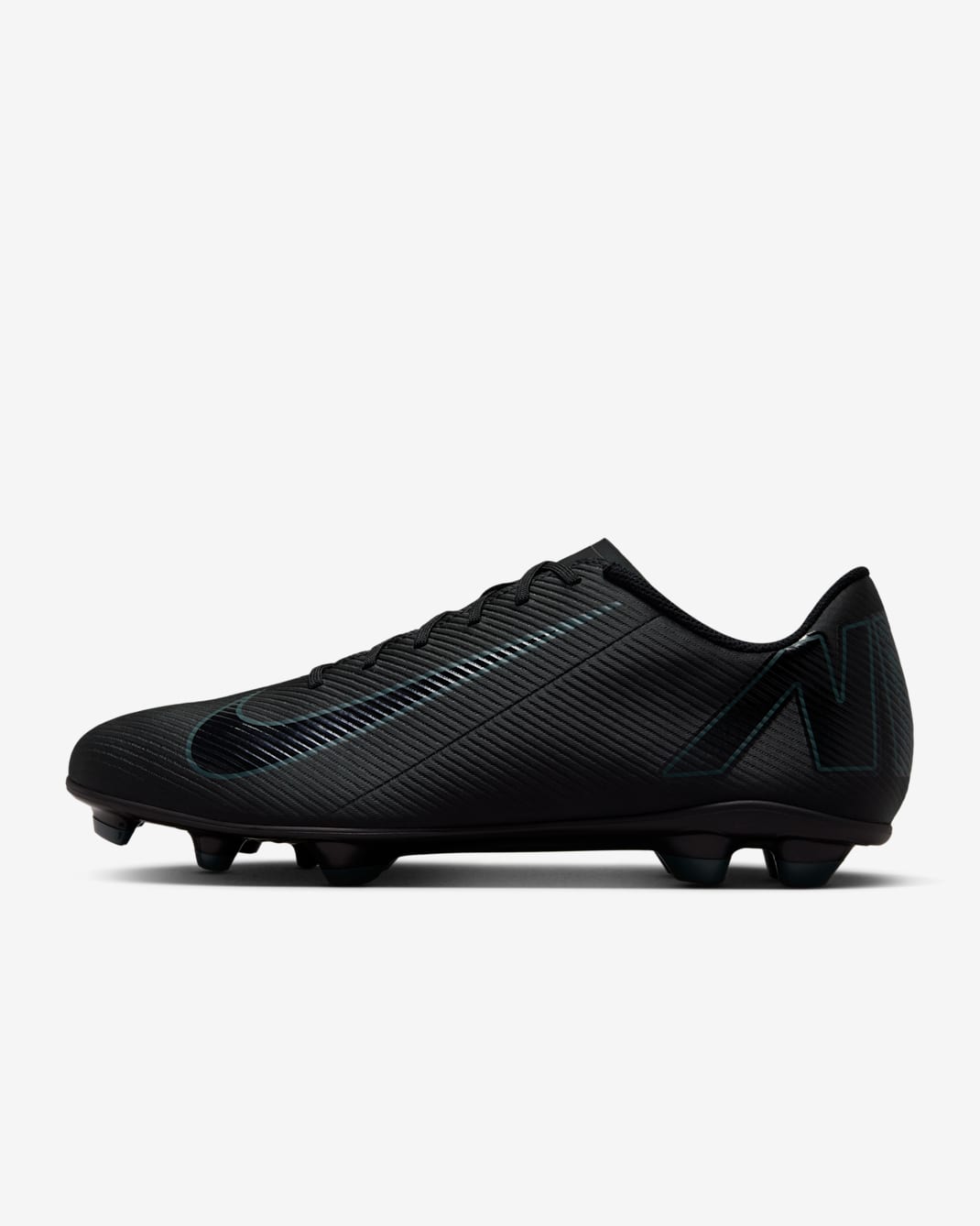 Nike Mercurial Vapor 16 Club Multi-Ground Low-Top Football Boot - Black/Deep Jungle/Black