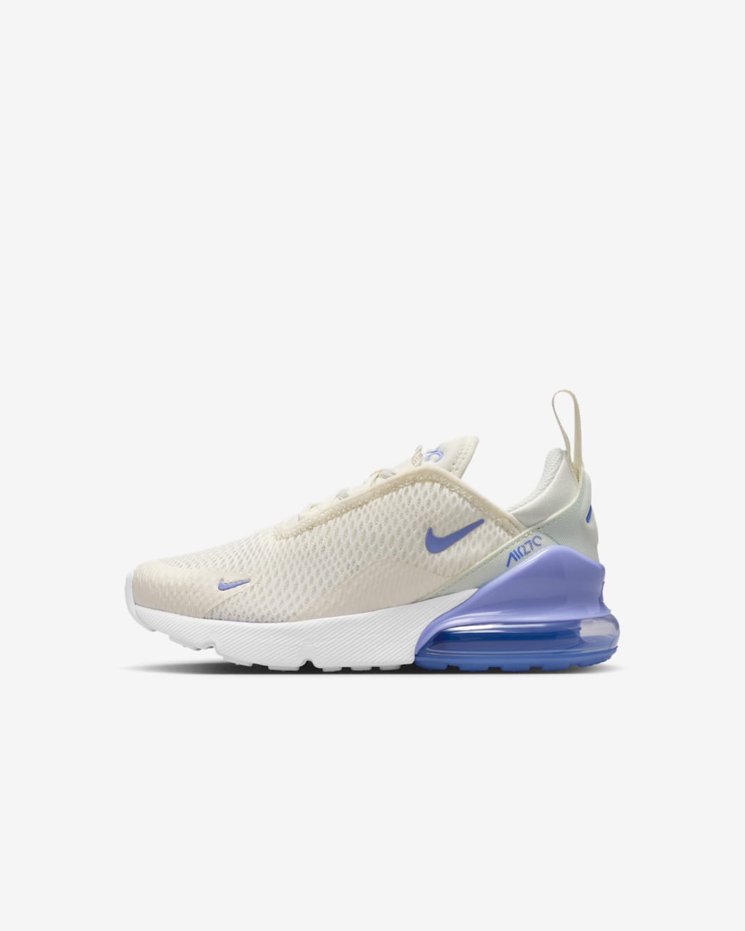 Nike Air Max 270 Little Kids' Shoes - Sail/Sapphire/Light Thistle