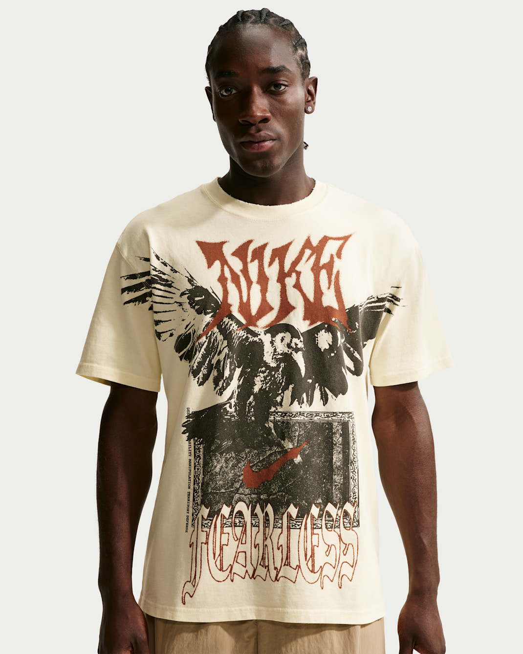 Playera de básquetbol para hombre Nike - Leche de coco