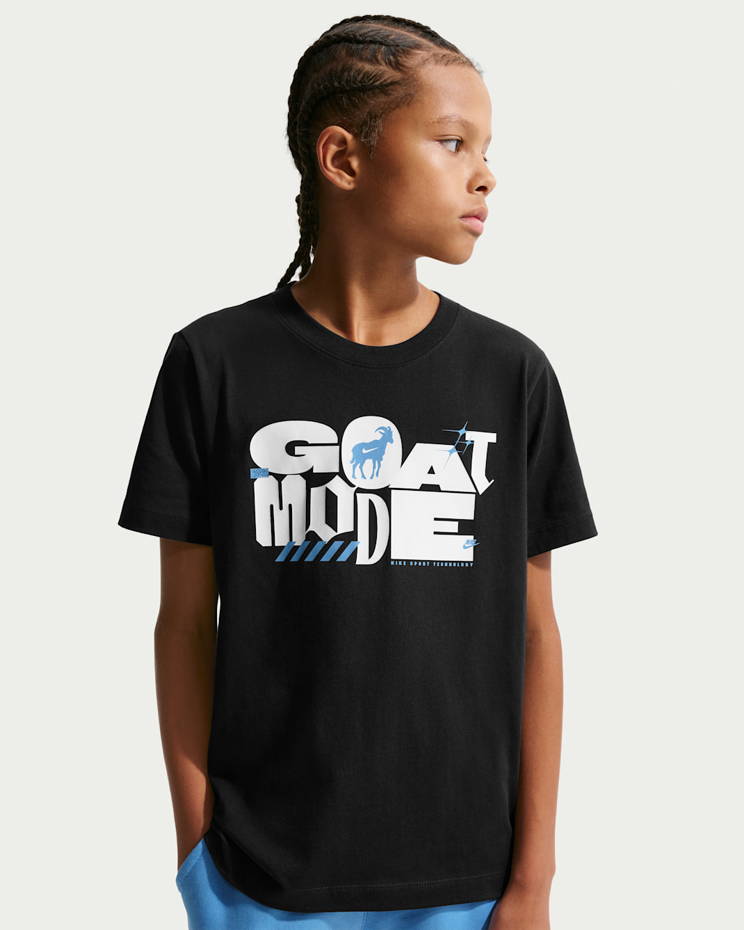 Nike Sportswear Big Kids' T-Shirt - Black