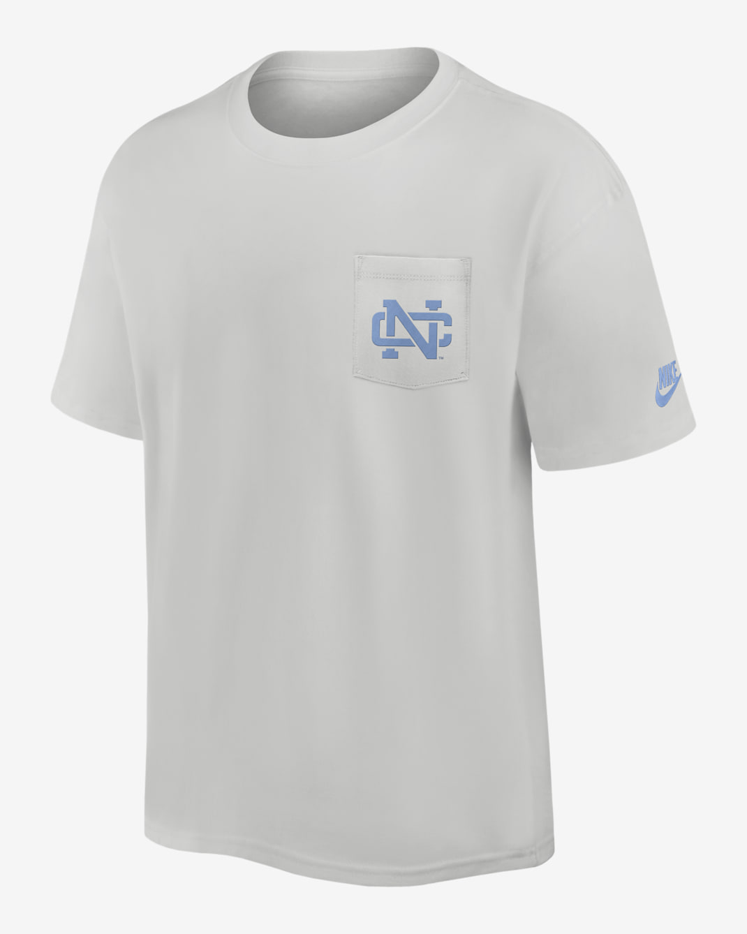 North Carolina Legacy Max90 Pocket 2-Hit Men's Nike College T-Shirt - Grey