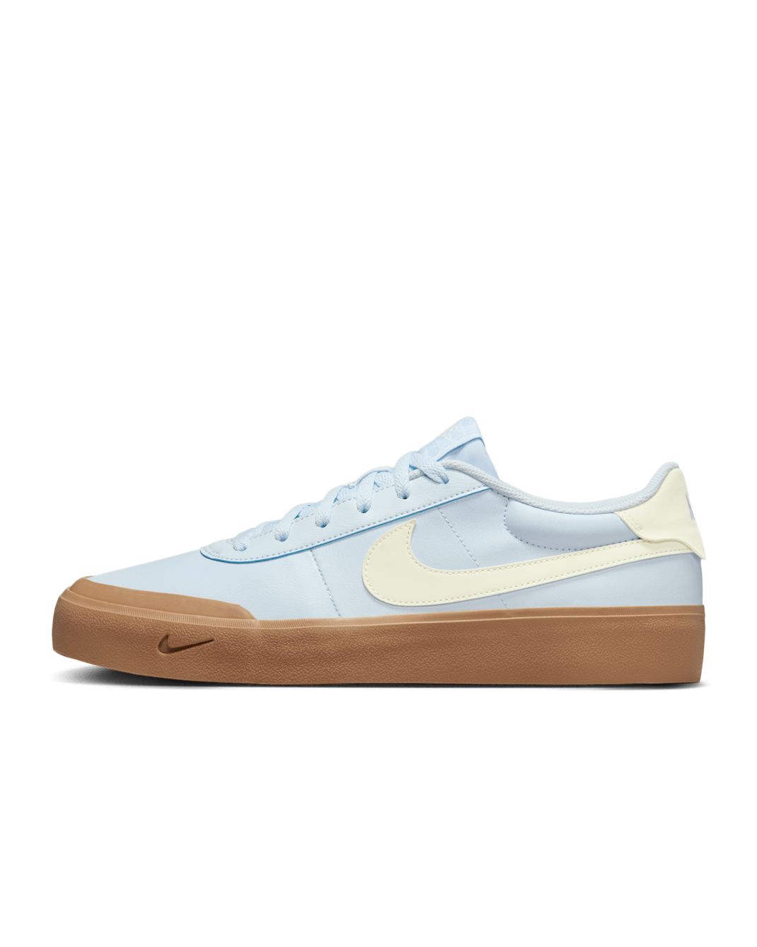 Nike Court Shot 男鞋 - Blue Tint/Gum Light Brown/Sail