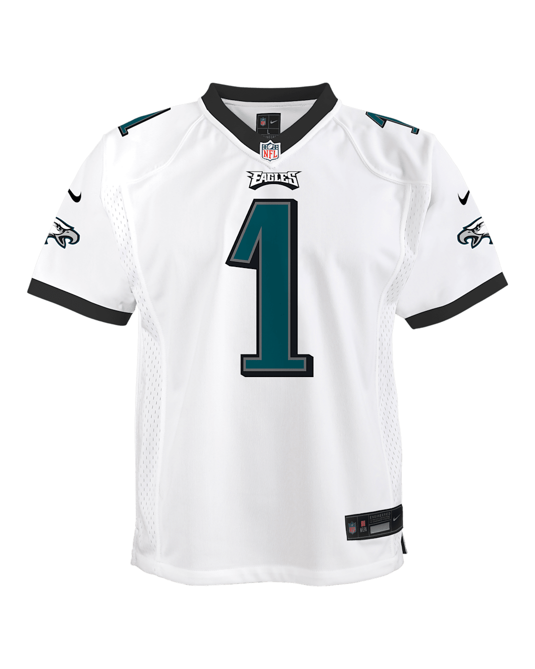 Jalen Hurts Philadelphia Eagles Big Kids' Nike Dri-FIT NFL Football Jersey - White