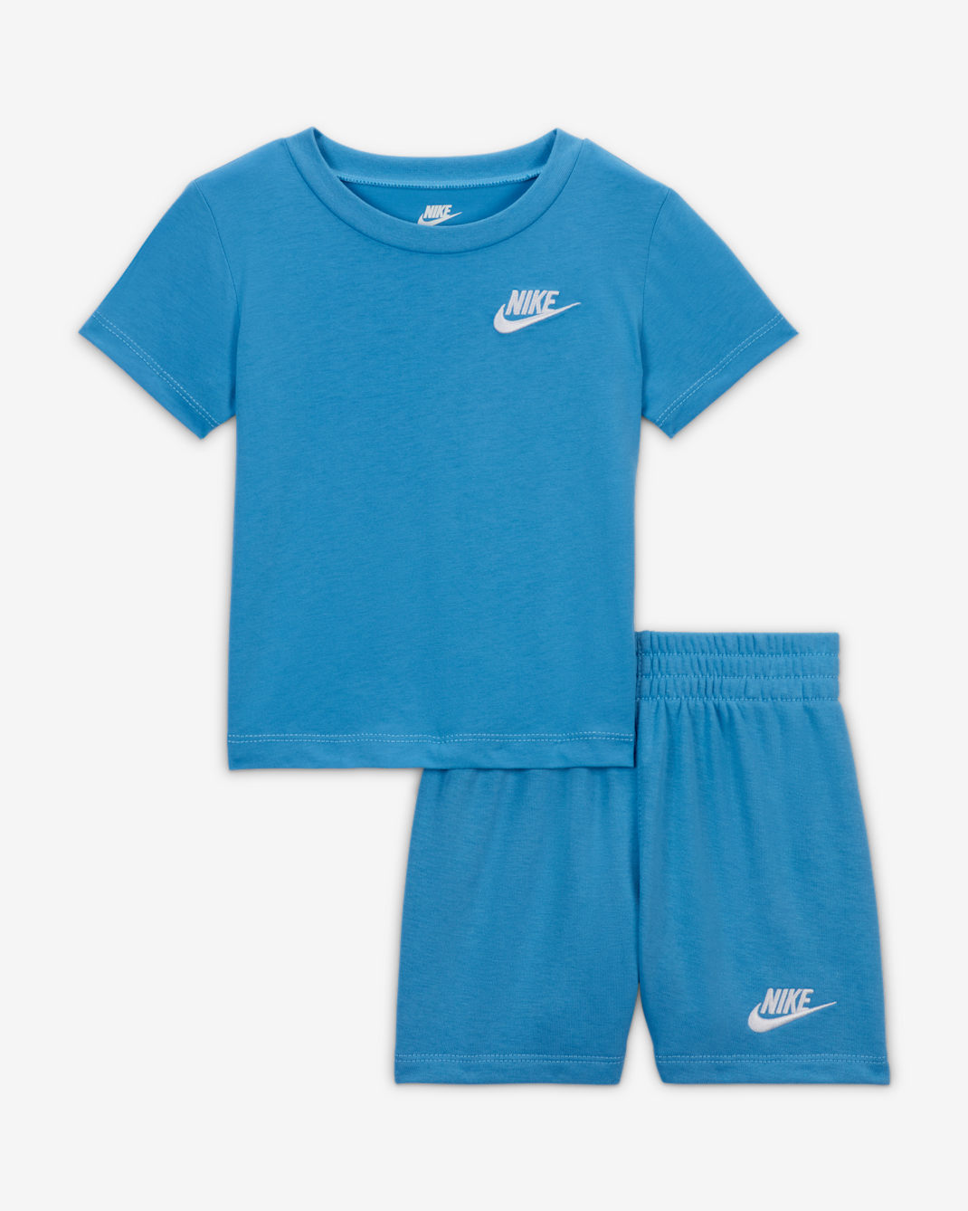 Nike Baby (12-24M) 2-Piece Knit Shorts Set - Blue Beyond