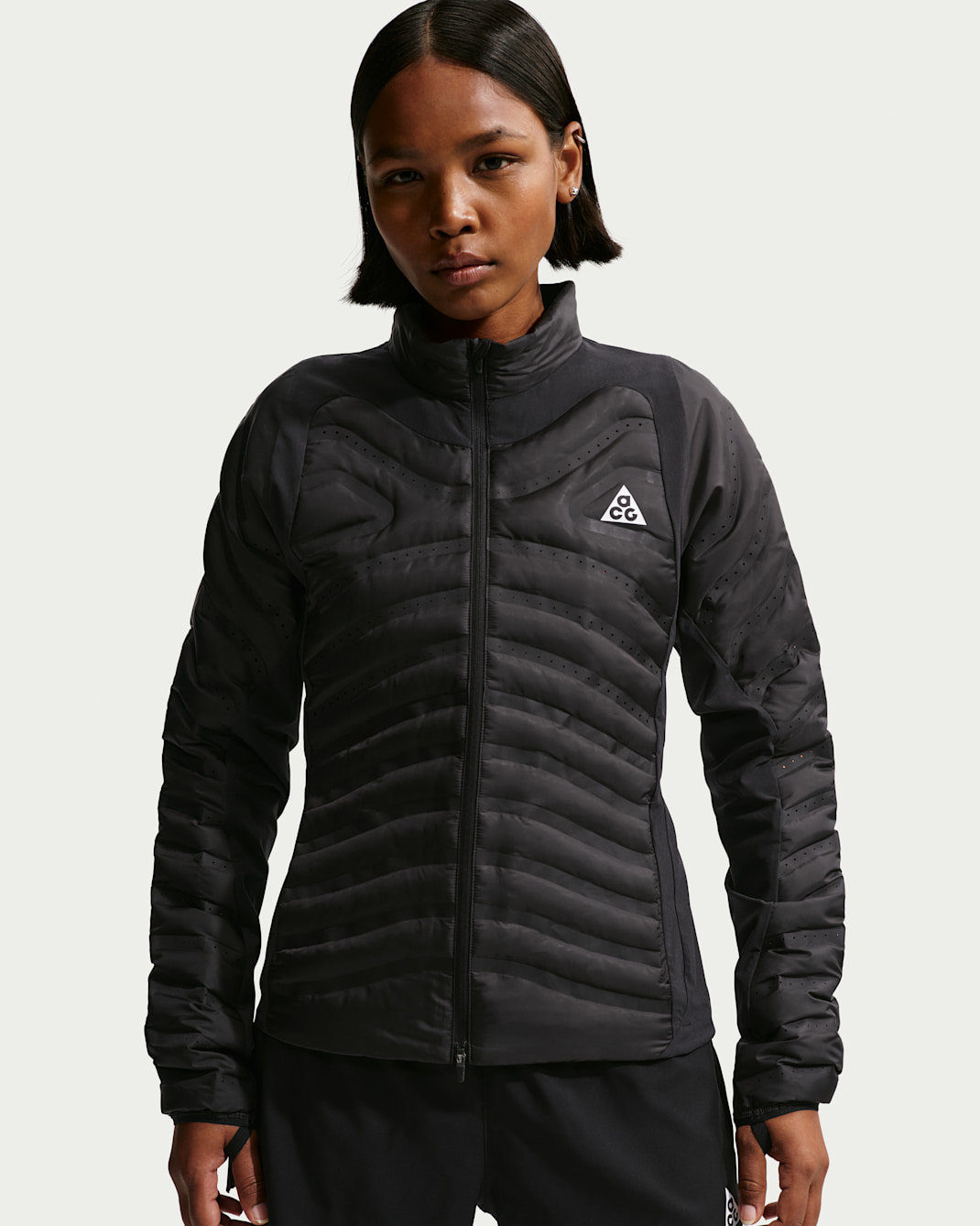 Nike ACG "Lava Loft" Women's Therma-FIT Trail Running Jacket - Black/Black/Black/Summit White
