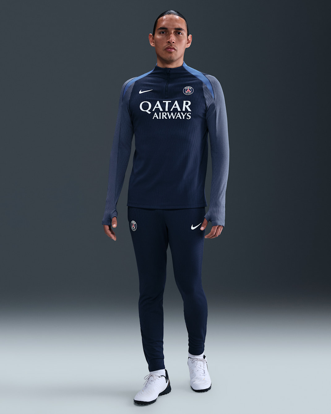 París Saint-Germain Strike Elite Pantalón de fútbol de tejido Knit Nike Dri-FIT ADV - Hombre - Midnight Navy/Hyper Royal/Blanco