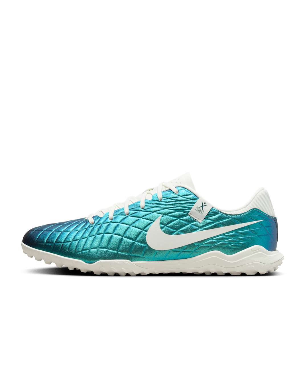 Nike Tiempo Emerald Legend 10 Academy TF Low-Top Football Shoes - Dark Atomic Teal/Sail