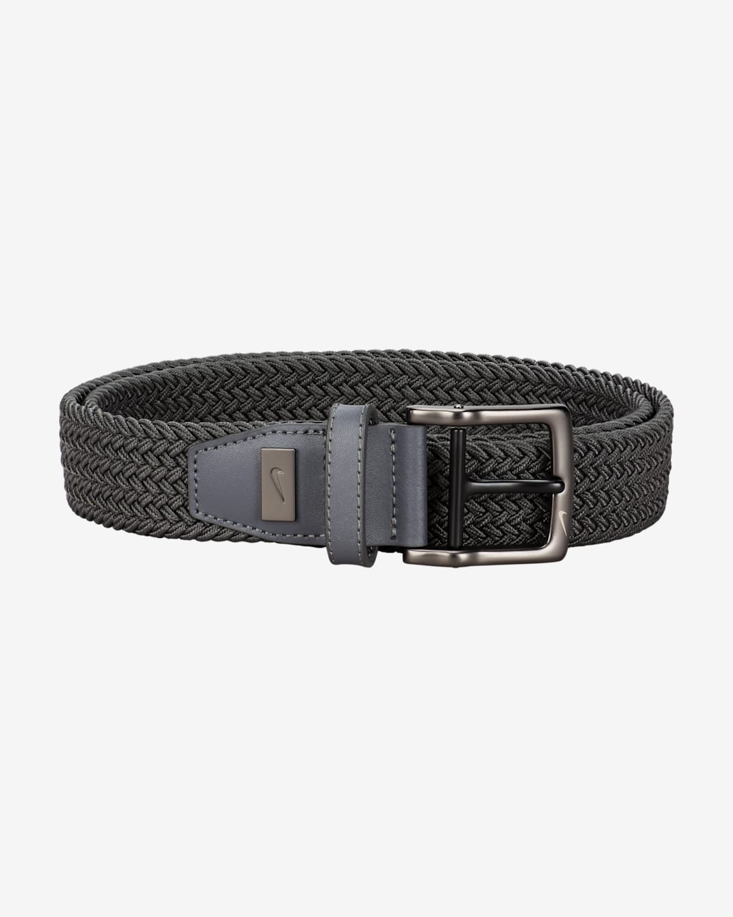 Nike Men's Stretch Woven Golf Belt - Dark Grey Heather