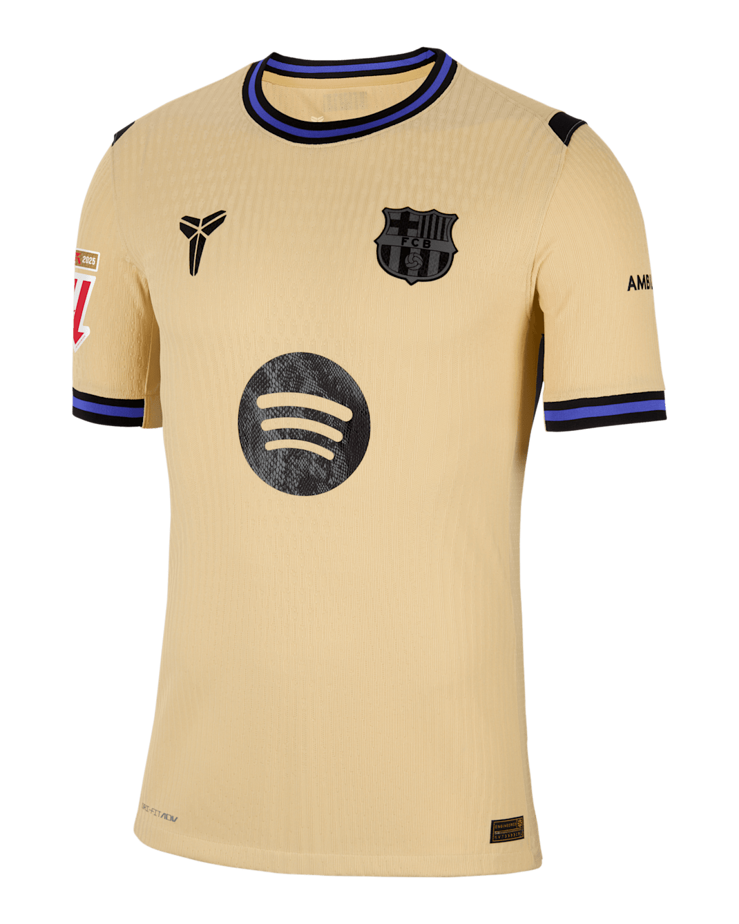 Jersey de fútbol Nike Dri-FIT ADV del Barcelona visitante 2025/26 Match Frenkie de Jong para hombre - Oro