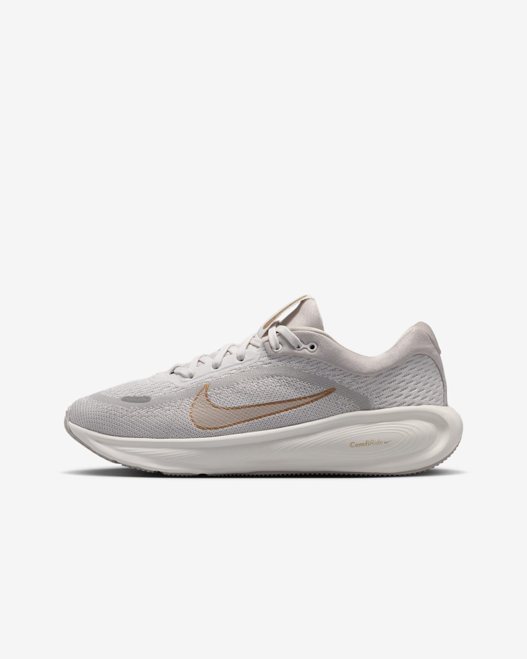 Nike Stellar Ride Older Kids' Running Shoes - Phantom/Metallic Gold/Cream II