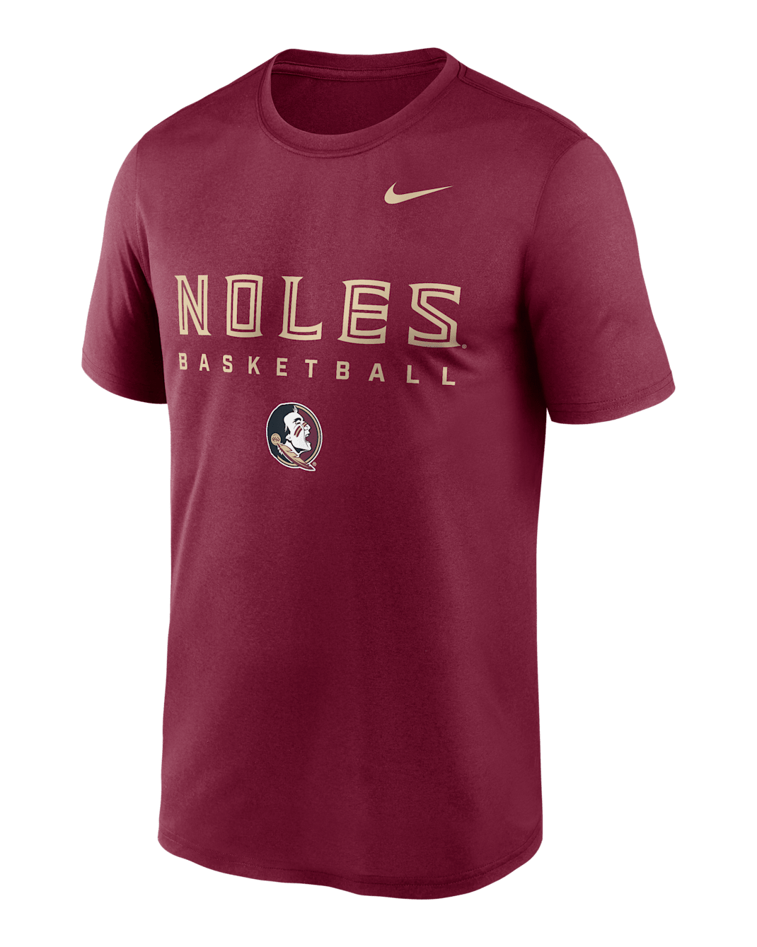 Florida State Courtside Basketball Legend Men's Nike Dri-FIT College T-Shirt - Garnet