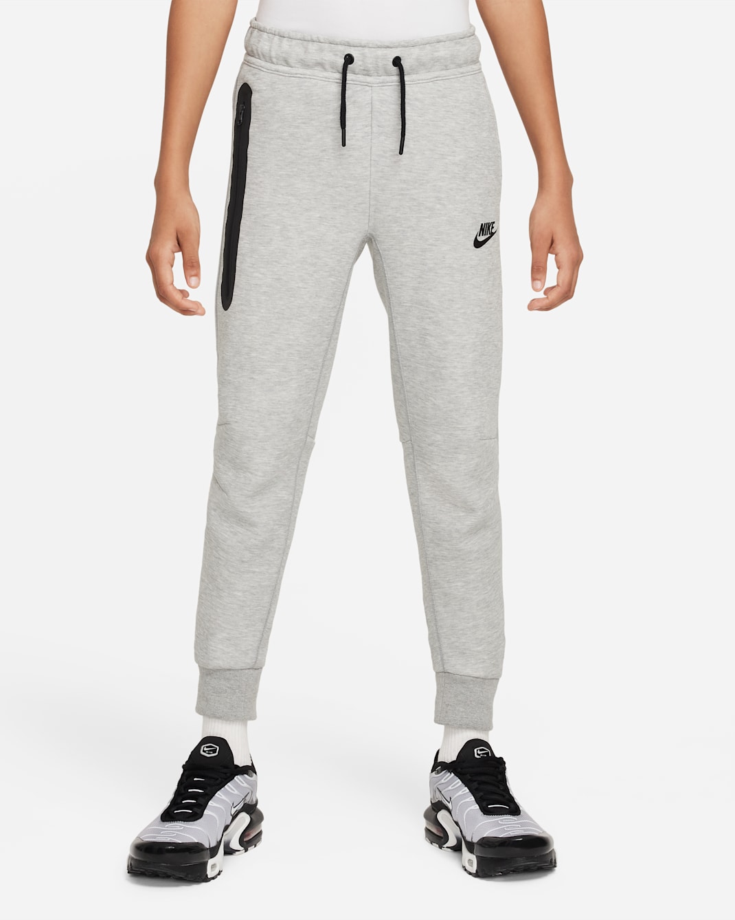 Pantalon Nike Sportswear Tech Fleece pour Garçon plus âgé - Dark Grey Heather/Noir/Noir