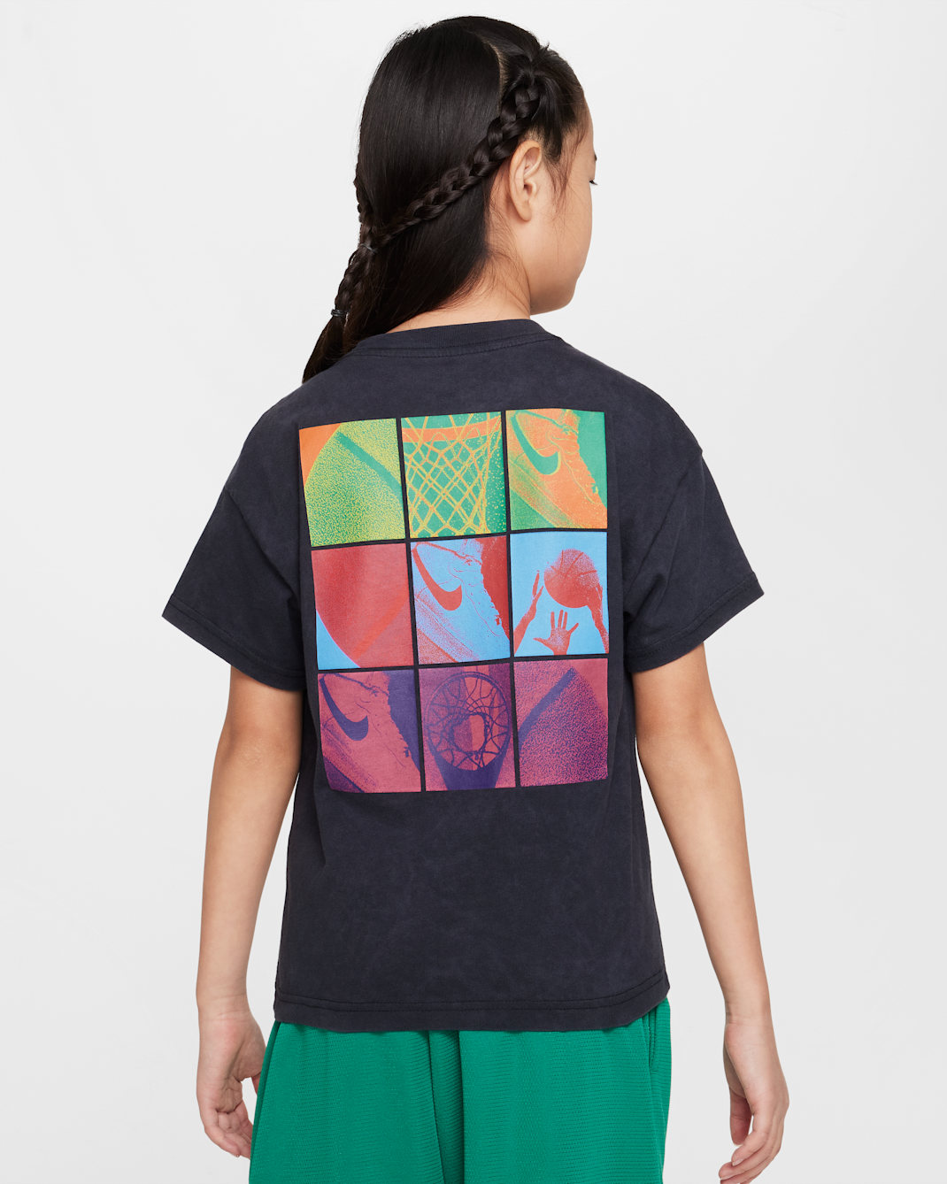 Nike Sportswear Big Kids' T-Shirt - Black
