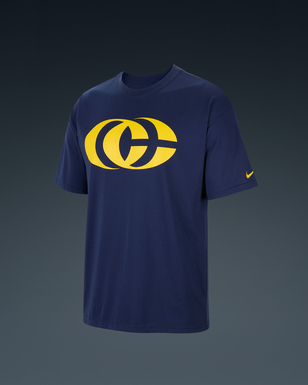 Playera de básquetbol Nike Caitlin Clark - Azul marino medianoche/Amarillo