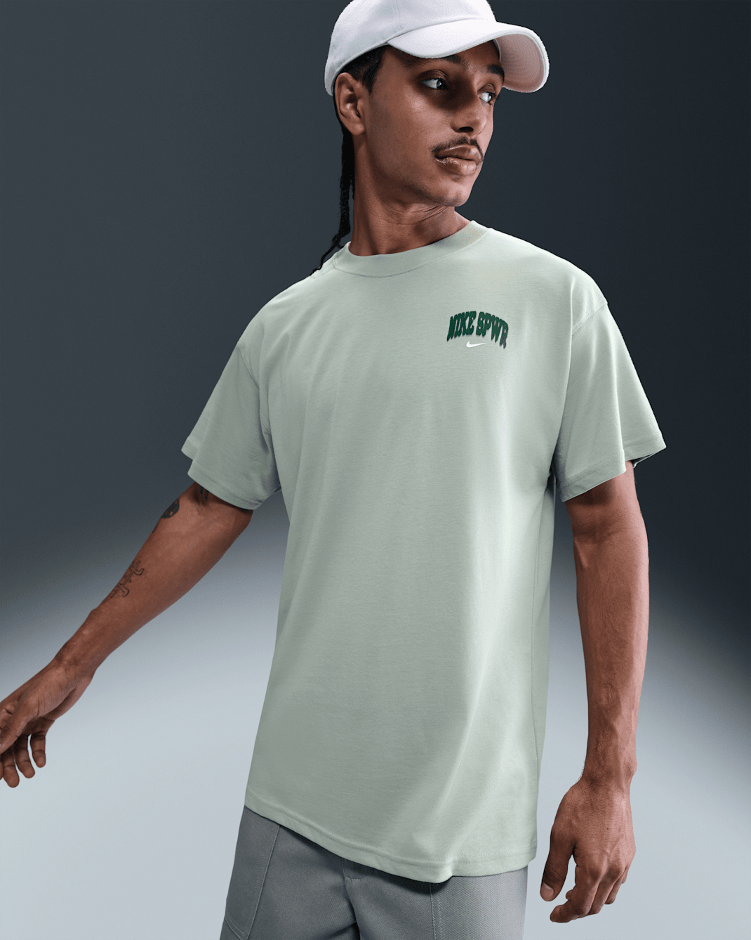 Nike Sportswear-T-shirt med grafik til mænd - Jade Horizon