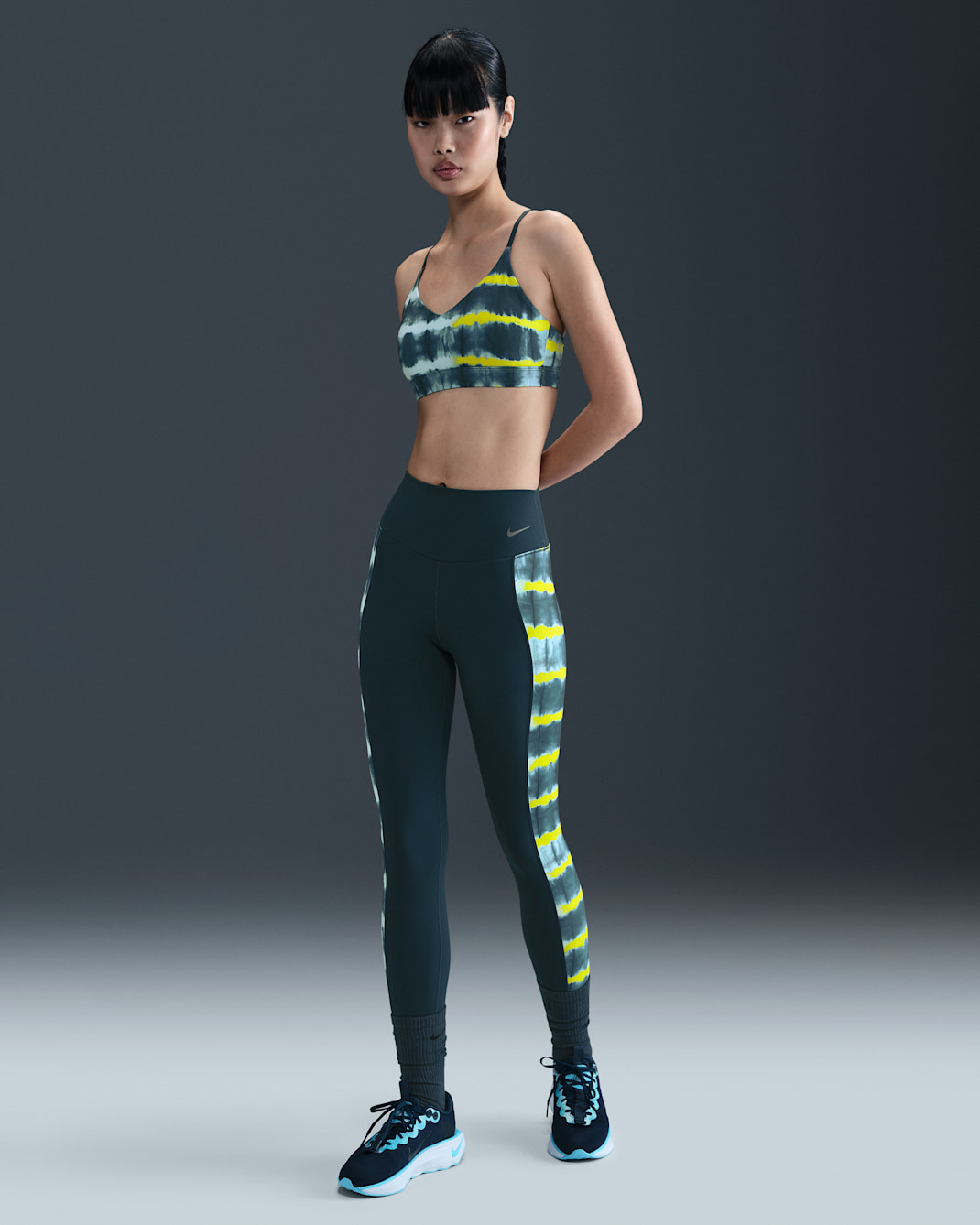 Nike x NorBlack NorWhite Women's Dri-FIT Printed Leggings - Armoury Navy