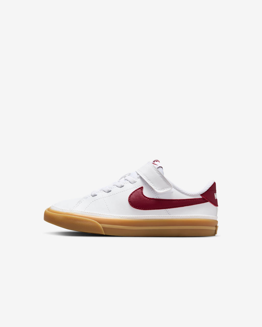 Nike Court Legacy Little Kids' Shoes - White/Gum Yellow/Team Red