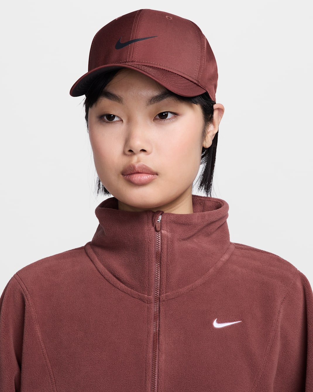 Gorra estructurada con cierre a presión Nike Dri-FIT Rise - Poni oscuro/Antracita/Negro