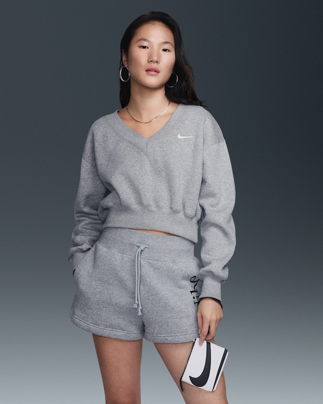 Nike Icon Cortez Wristlet - White