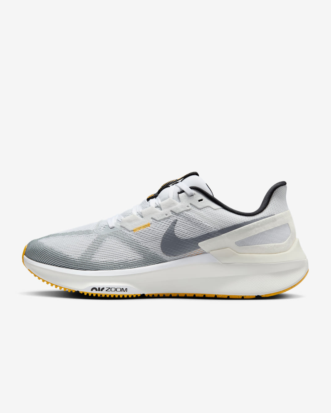 Nike Structure 25 Men's Road Running Shoes - White/Laser Orange/Smoke Grey/Black