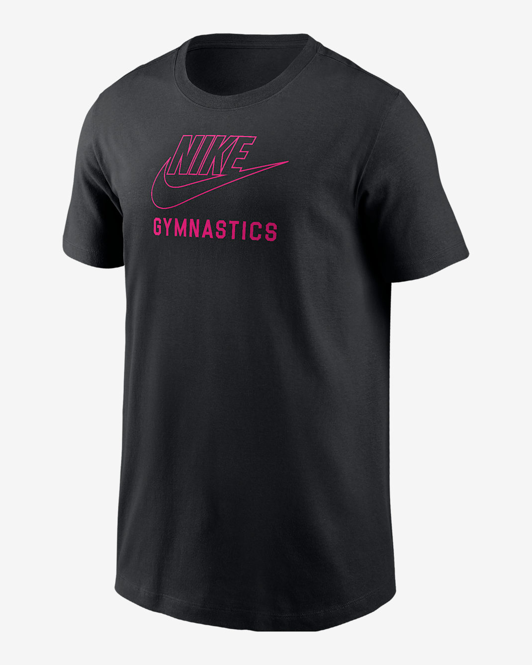 Nike Swoosh Big Kids' Gymnastics T-Shirt - Black
