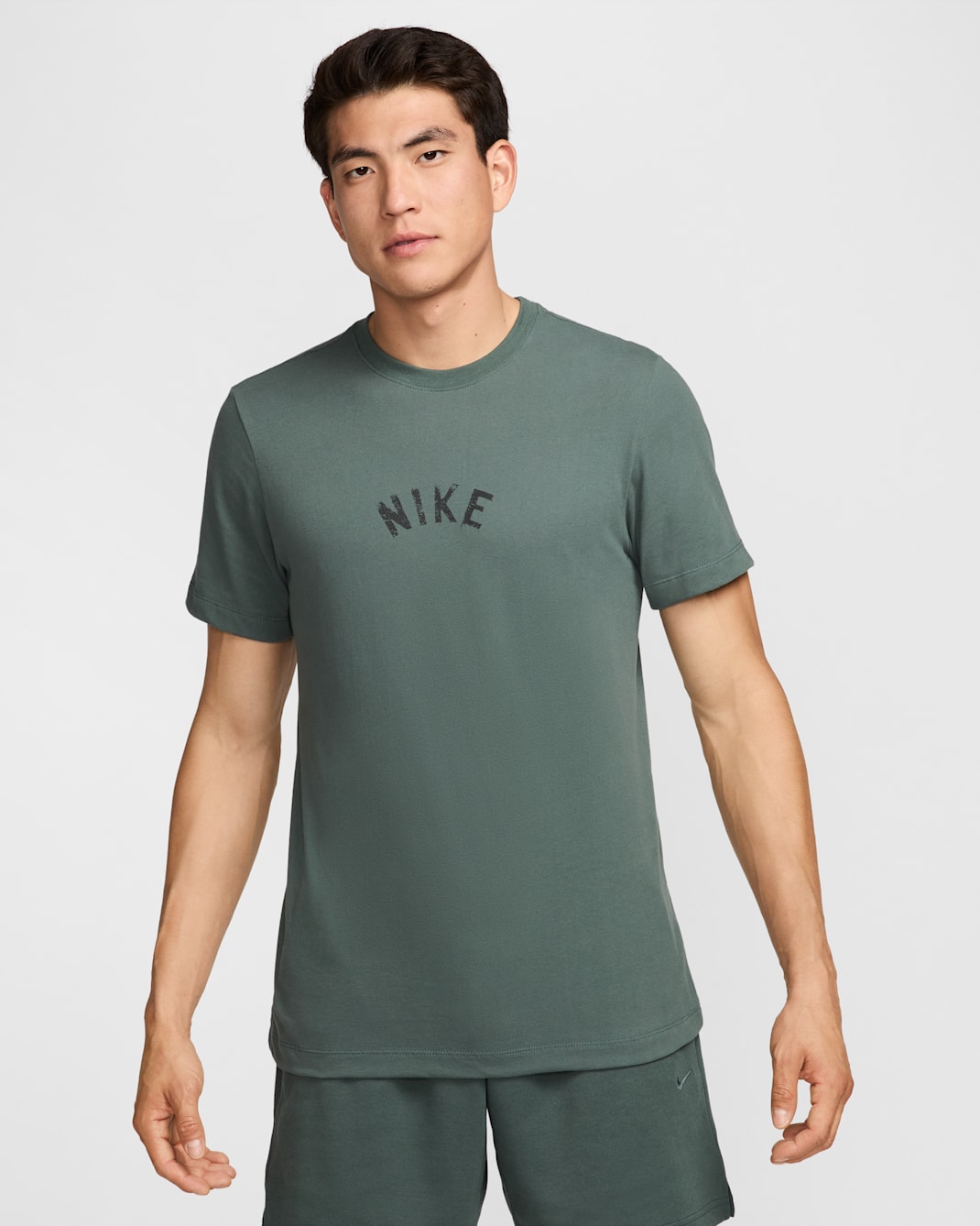 Nike Men's Dri-FIT Fitness T-Shirt - Vintage Green