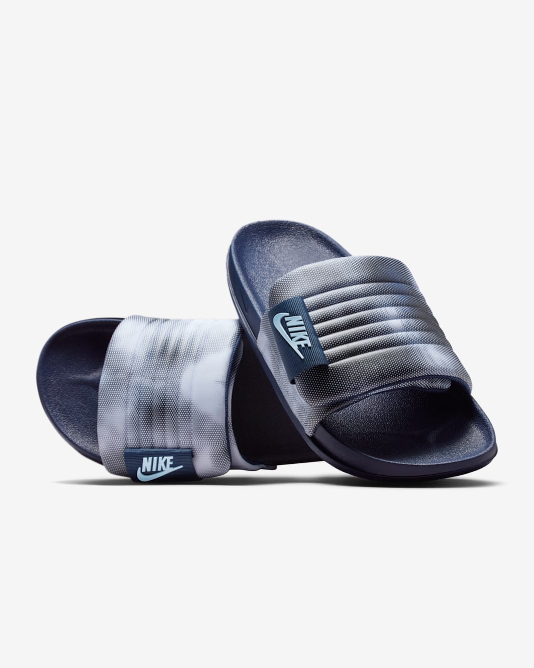 Nike Offcourt Adjust Men's Slides - Black/Midnight Navy/Aluminum