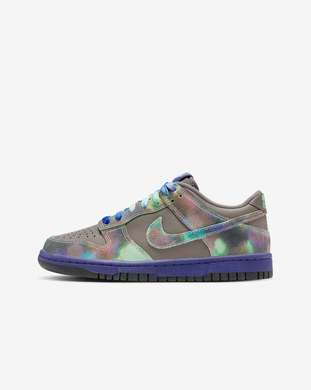 รองเท้าเด็กโต Nike Dunk Low SE - Cave Stone/Deep Night/ดำ/Mint