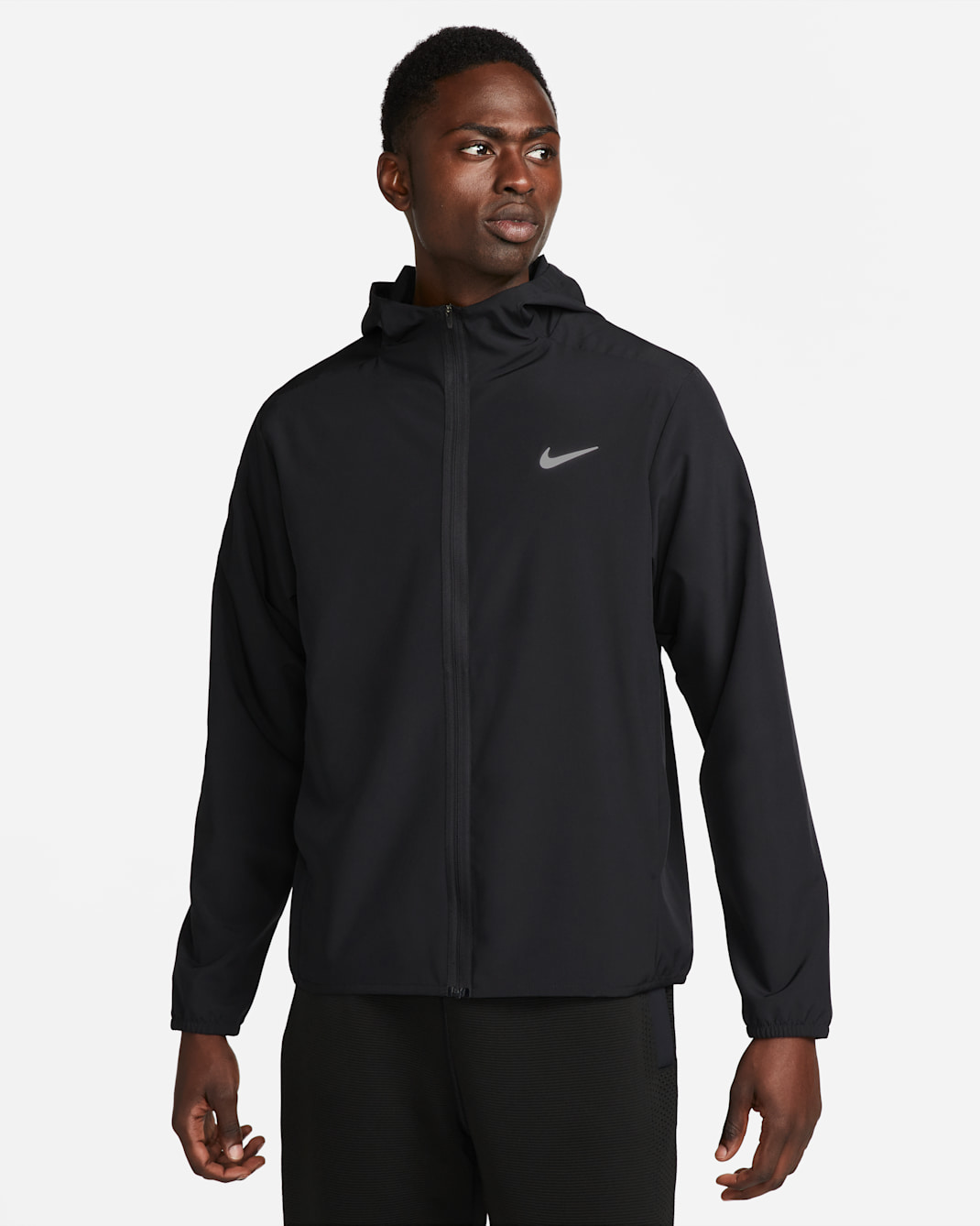 Nike Form Men's Dri-FIT Hooded Versatile Jacket - Black